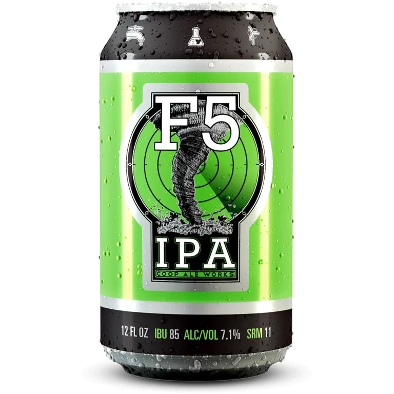F5 IPA Ale Beer, 12 fl. oz. can, 24 pk.