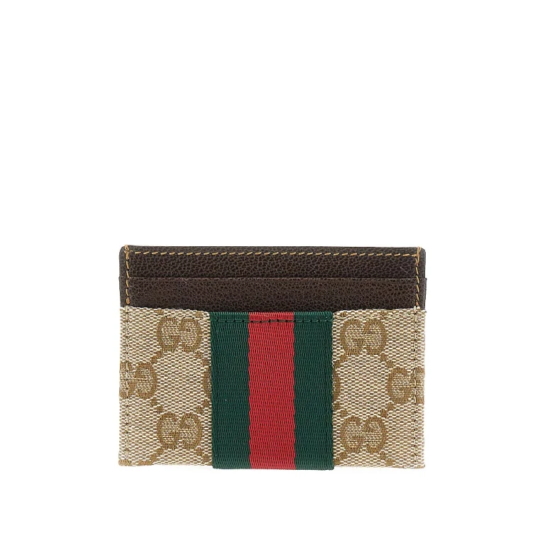 GG fabric card holder with Web Ribbon Man One Size