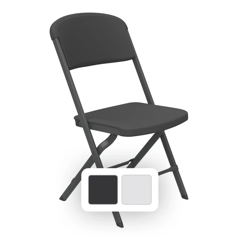Lifetime Commercial Folding Chair, White Granite:- White, Single