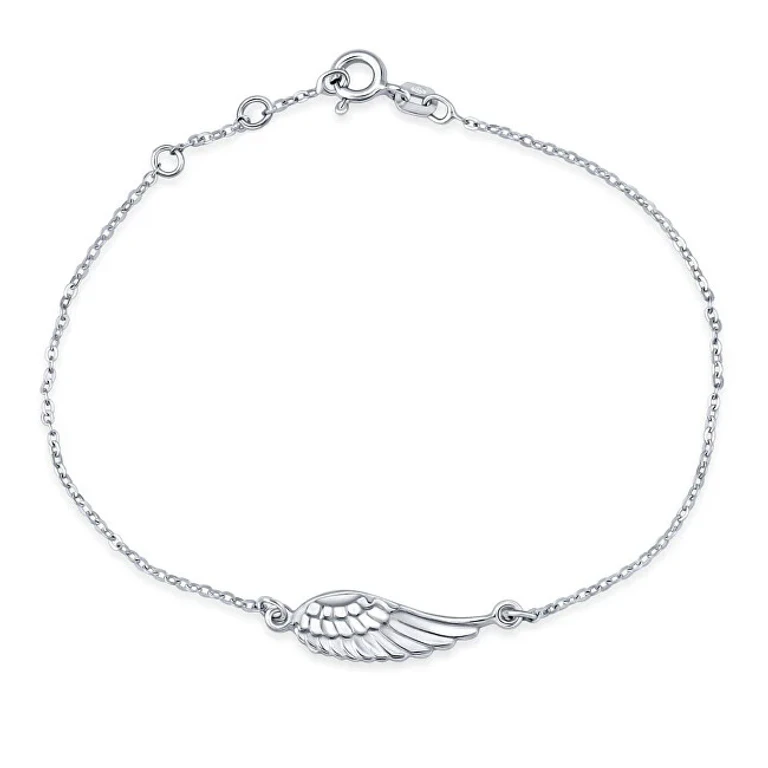Angel Wings Bracelet in Silver Smjb14Qj2Zt