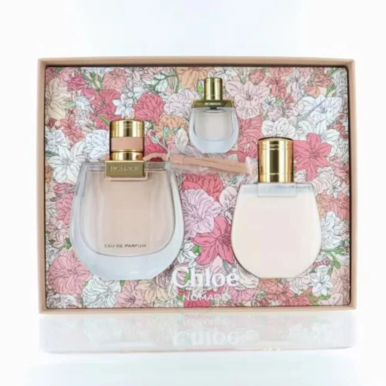 Chloé Nomade EDP SET 75 ml, Nomade EDP 5 ml mini + Nomade 100 ml body lotion