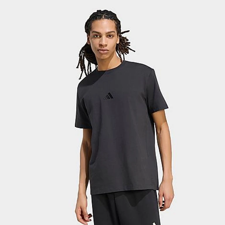 adidas Men's KIT Small Logo T-Shirt in Black Size: XS