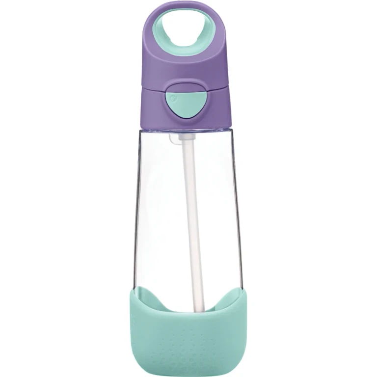 Bottle with Straw bottle with straw Lilac Pop 600 ml