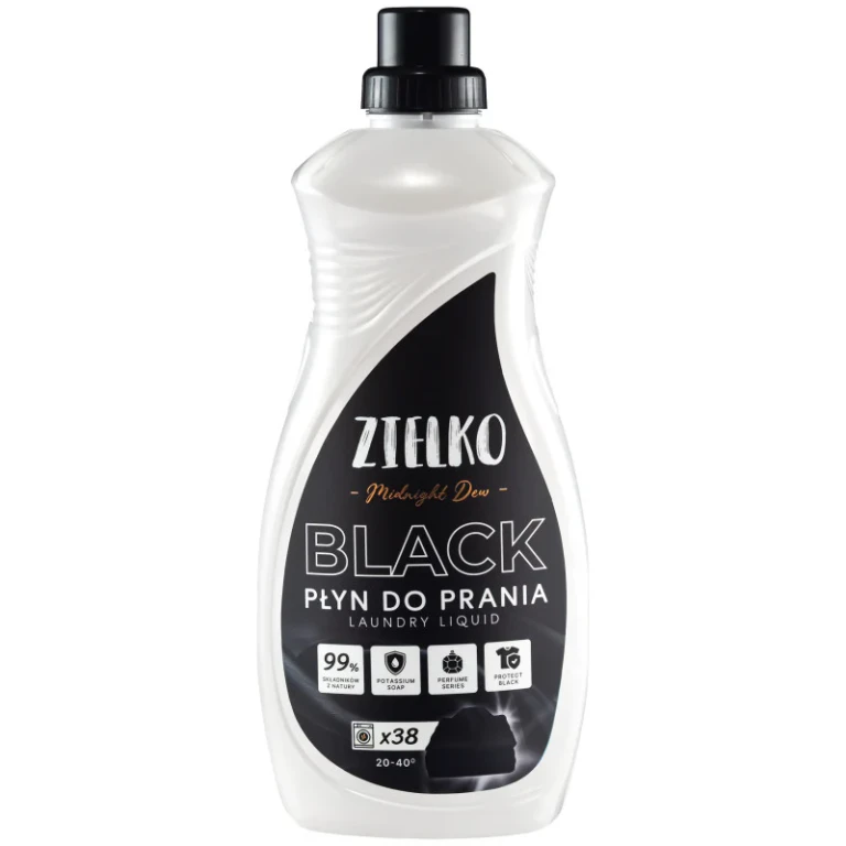 Zielko Black Midnight Dew - Detergente delicado para lavar tejidos negros 1520 ml