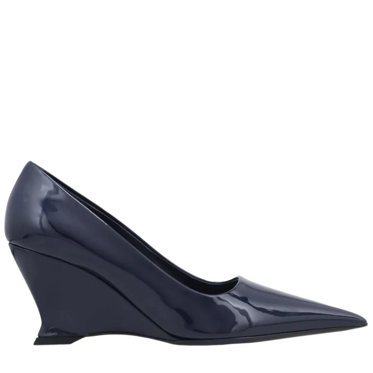 Viola Patent Wedge Pumps