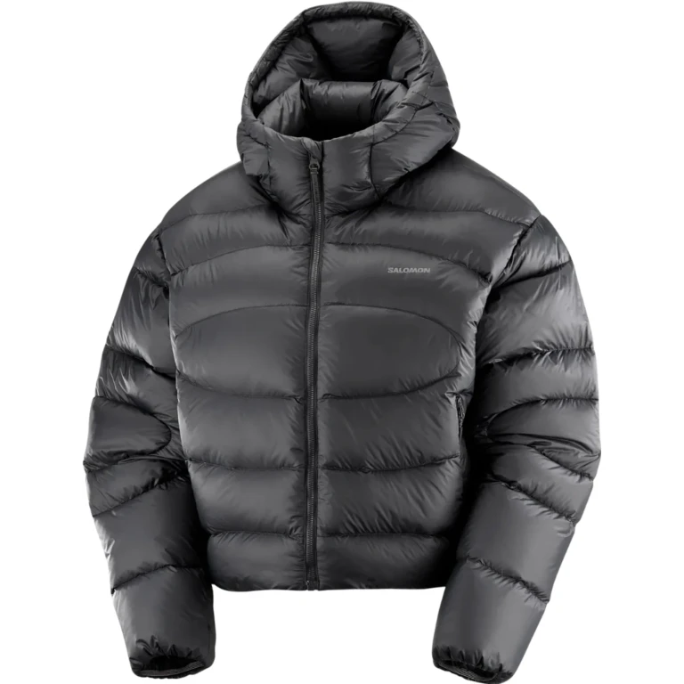 Outline Novelty Hooded Down Jacket - Women's