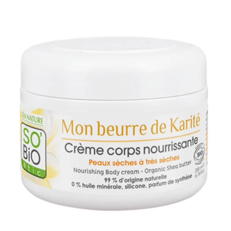 LÉa nature so bio étic Nourishing Body Cream with Shea Butter, 200 ml