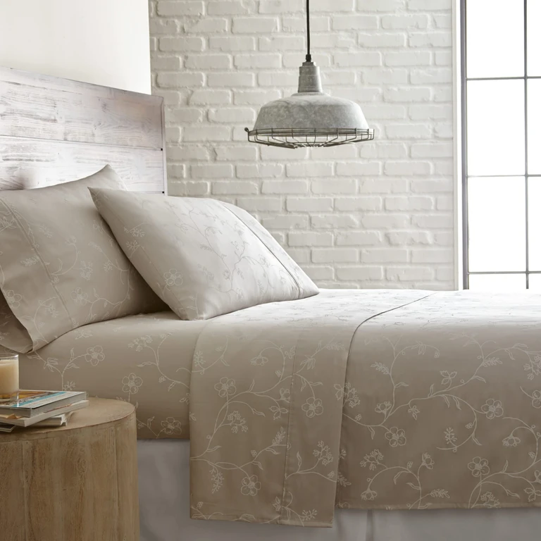 Sweetbrier Extra Deep Pocket 100% Cotton Printed Sheet Set