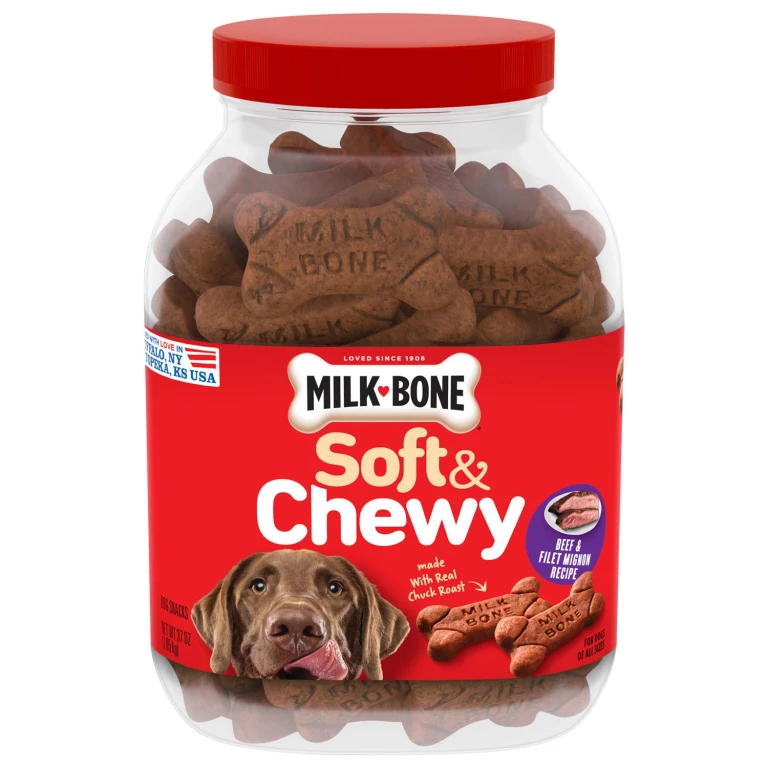 Soft & Chewy Beef and Filet Mignon Dog Treats, 37 oz.