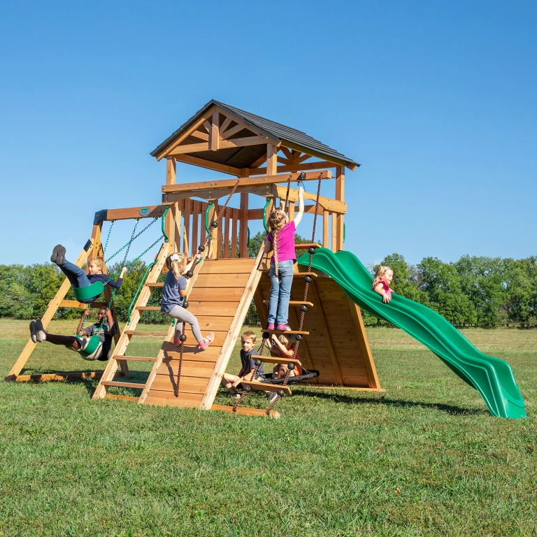 Endeavor Cedar Swing Set - DIY:- Do It Yourself