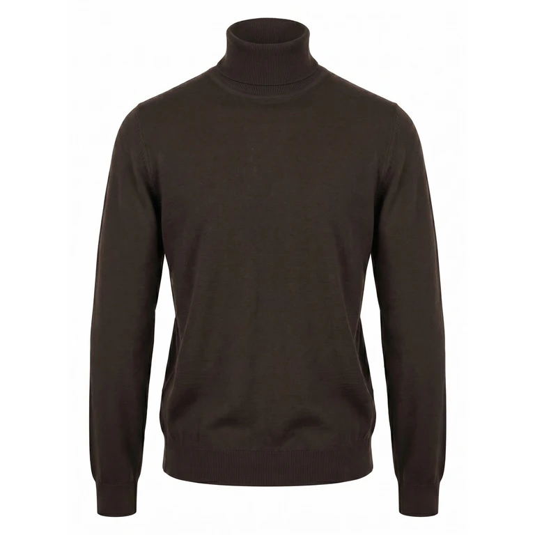 Drumohr Pull Col Roulé - Marron (D0D104595)