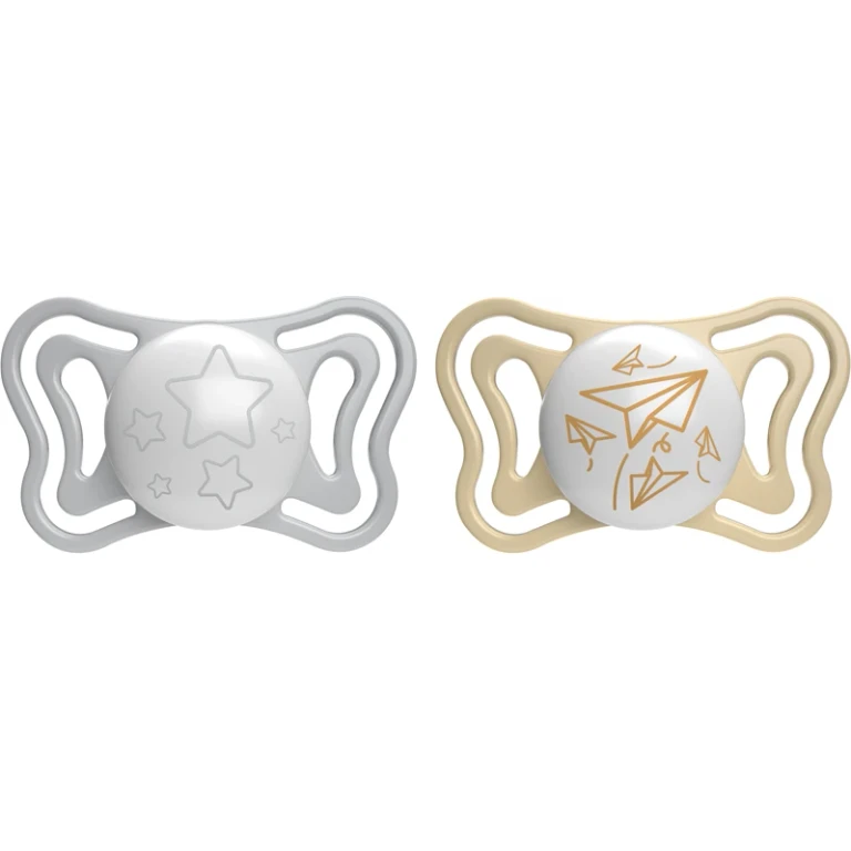 Physio Light Physio Forma Night pacifier 6-16 m grey/gold 2 pcs