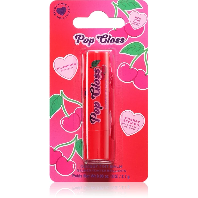 Pop Gloss Cherry Red Toning Lip Balm 2.7 G