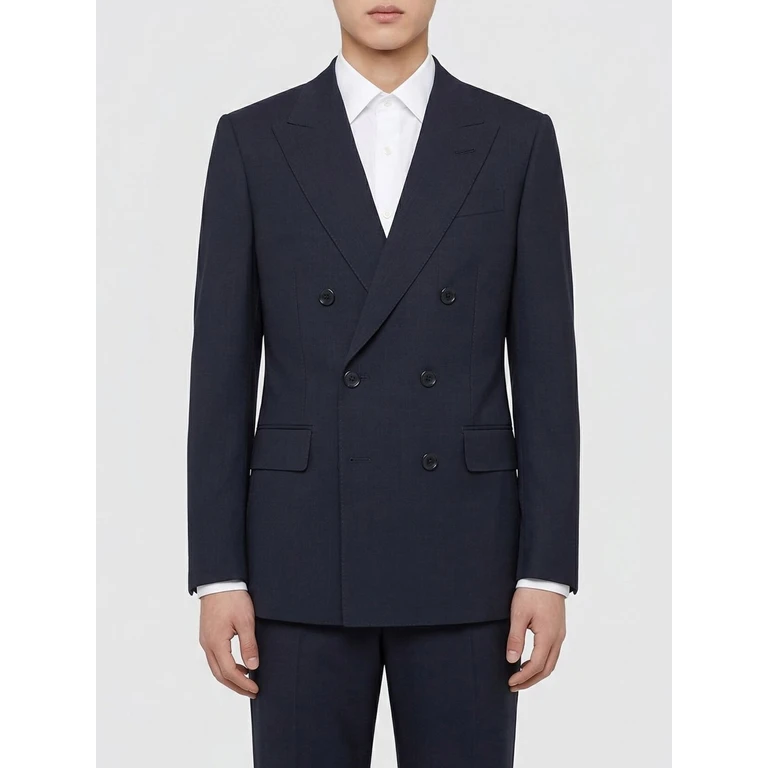 Wool Double Breasted Blazer (JLNP02W0132NAA)