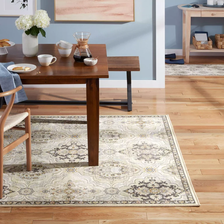 Town & Country Everyday Avani Everwash Area Rug:- 7'10'x10'2', Beige