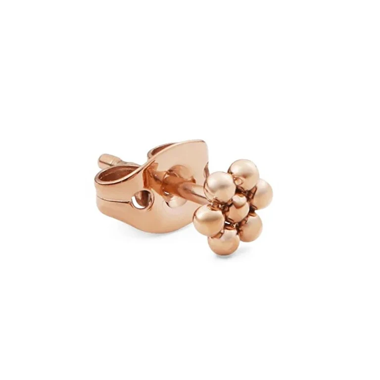 Single Earring in Bronze Flower Dw00400853