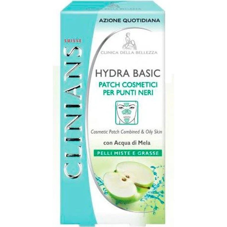 Hydra Basic Patch Cosmetics For Blackheads 4 Nose Patches + 4 Forehead/Chin Patches