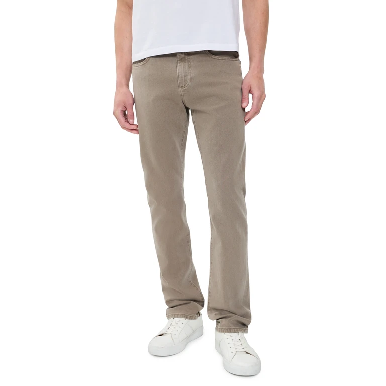 Russell Slim Straight Fit Jeans en Light Smoke Gray