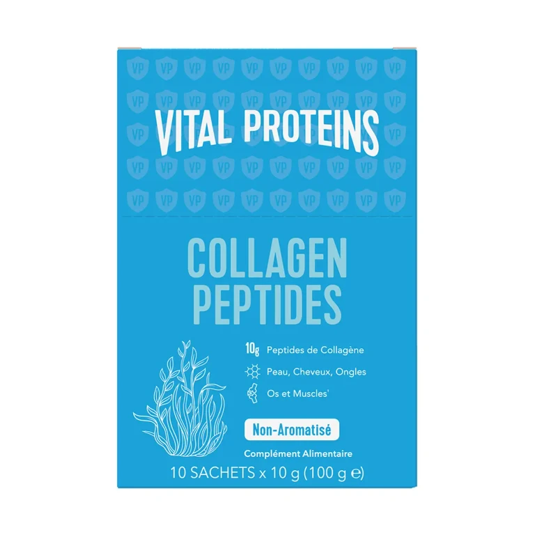 Collagen Peptides 10 sticks of 10g Skin, hair, nails, bones Vital Proteins