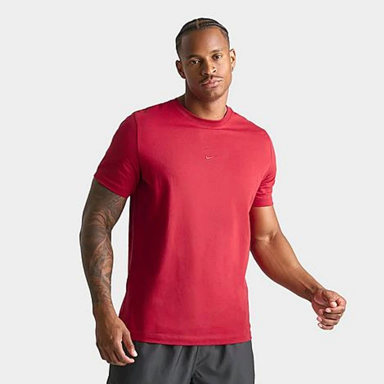 Sportswear Embroidered Swoosh T-Shirt in Tough Red