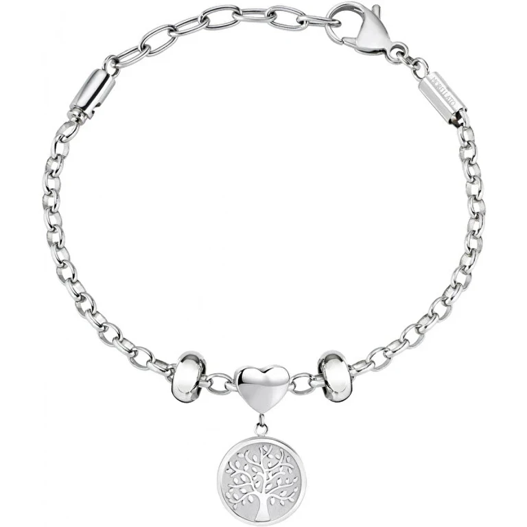 Steel Bracelet Tree of Life Gocce Scz1095