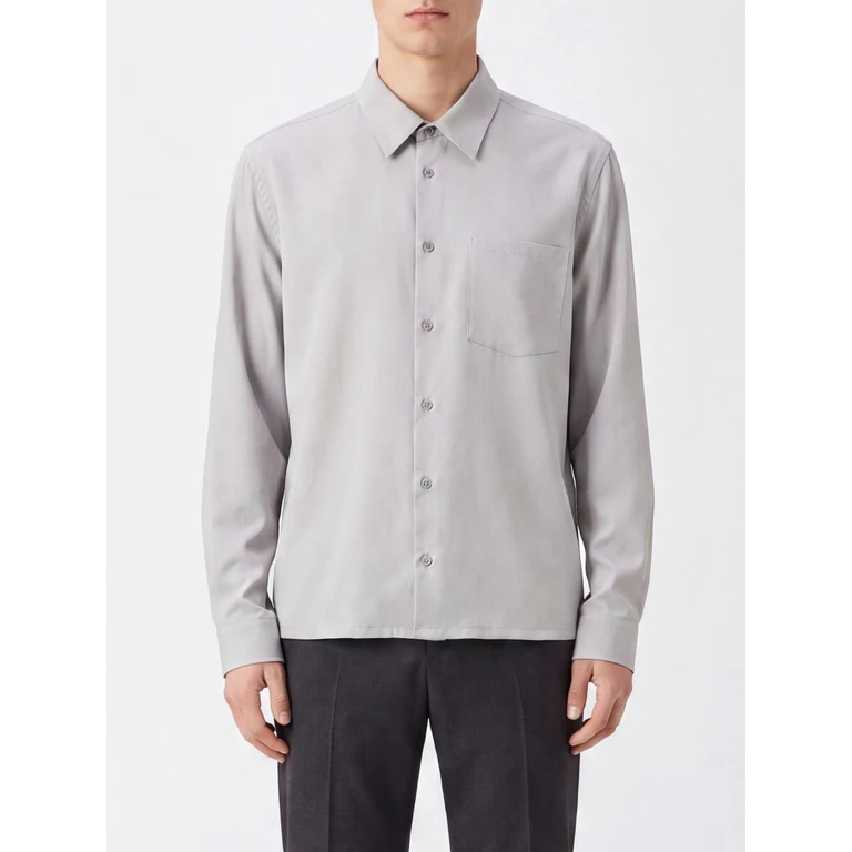 Shirt Men color Grey (SHT34LGYPOP)