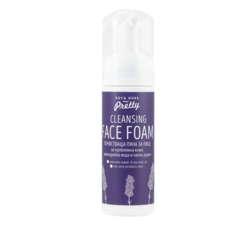 Lavender and Tea Tree Facial Cleansing Foam, 50 ml