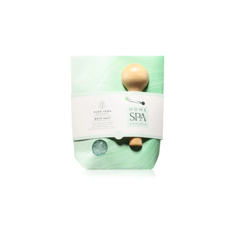 Home Spa Gift Set For Women Bath Salts and Wooden Scoop