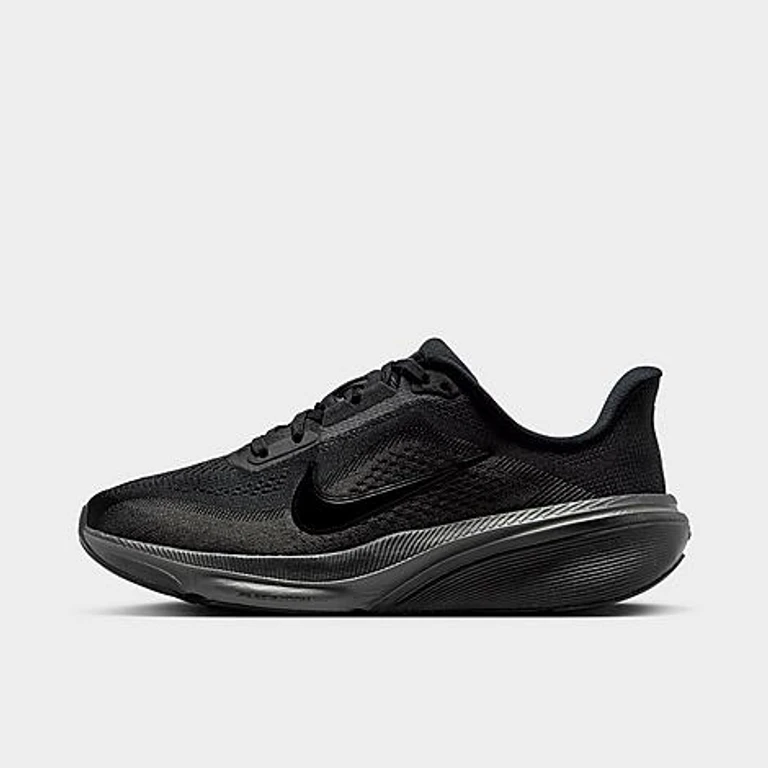 Nike Big Kids Pegasus 42 Running Shoes in Black/Anthracite Size: 1.0