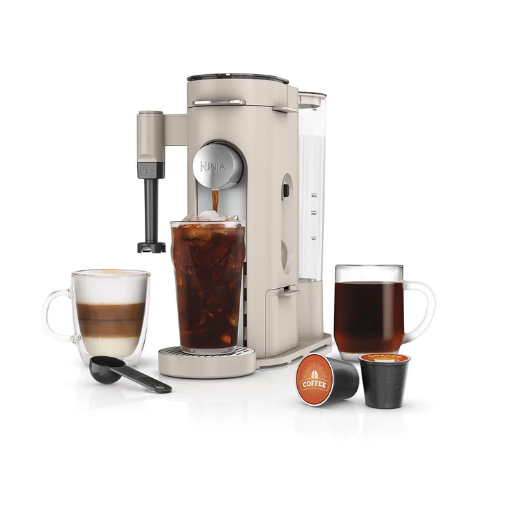 Single-Serve Pods & Grounds Specialty XL Coffee Maker - Stone:- Stone