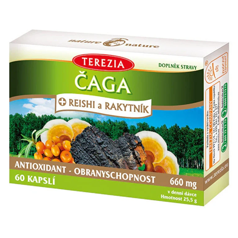 Chaga + reishi and a 60 capsule sea buckthorn