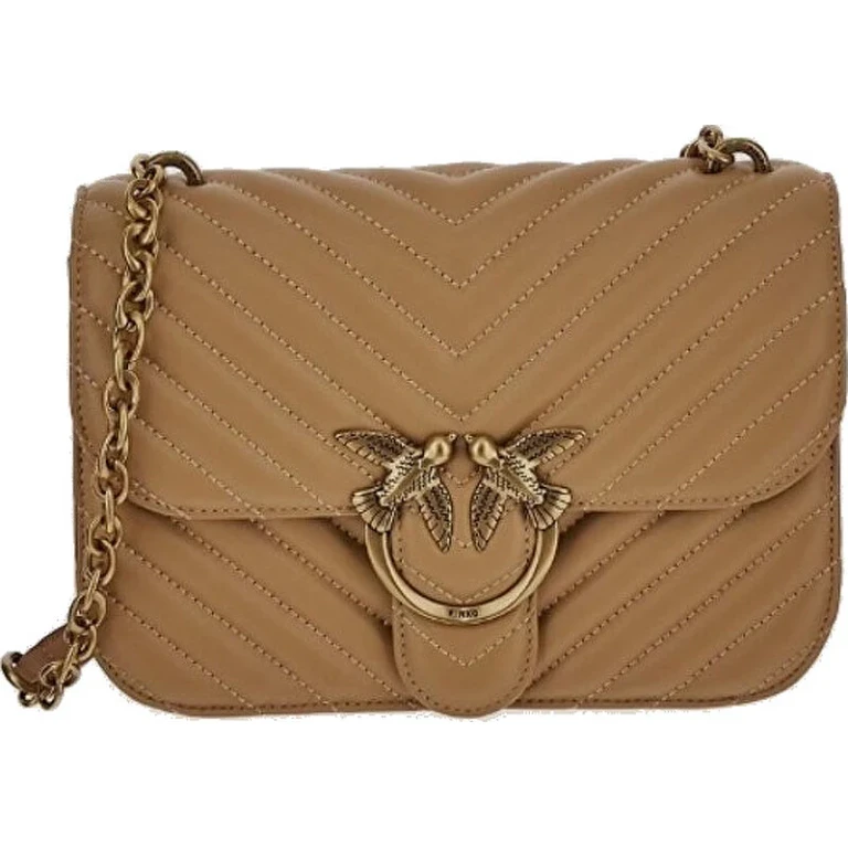 Brown Leather Handbag for Women 046