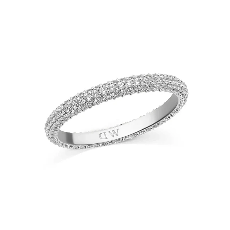 Charming Ring With Cubic Zirconia Pavé Dw0040170 - Size: 54 Mm