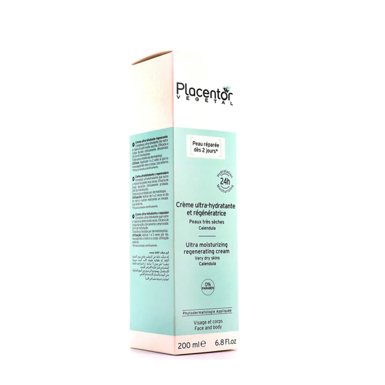 Placentor Vegetable Ultra Moisturizing and Regenerating Cream for Very Dry Skin 200 ml
