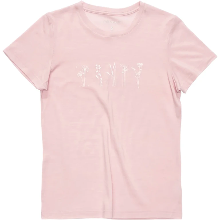 Classic Flowers Merino T-Shirt - Women's