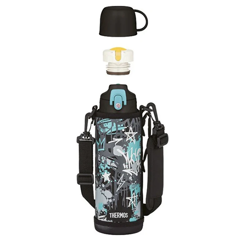 for children with two caps - light blue 1000 ml