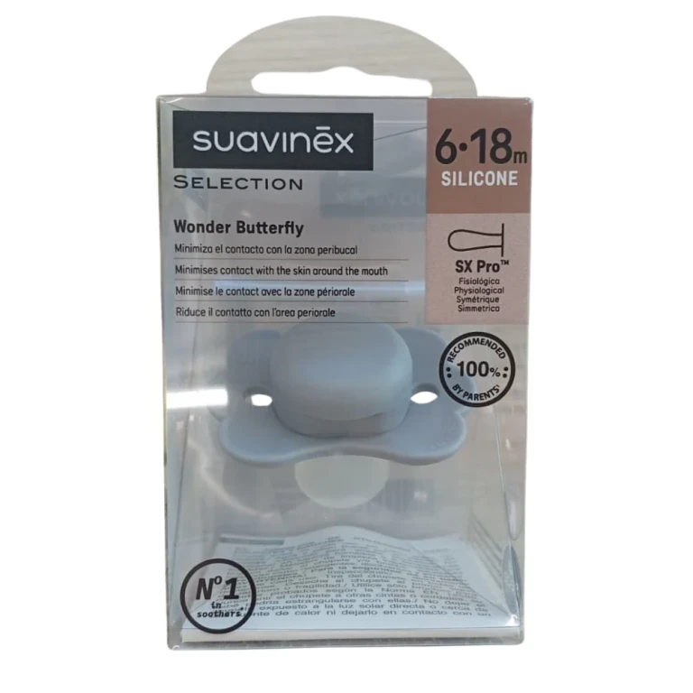 Physiological silicone pacifier 6-18 months Random color
