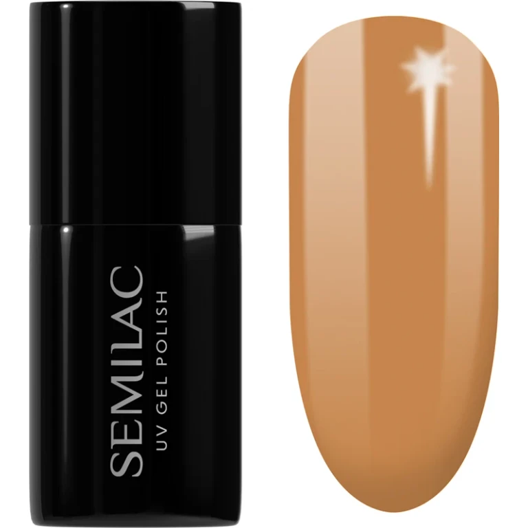 UV Hybrid Pastelowe Neony Gel Nail Polish with UV/LED Lamp Color 600 Apricot Crush 7ml