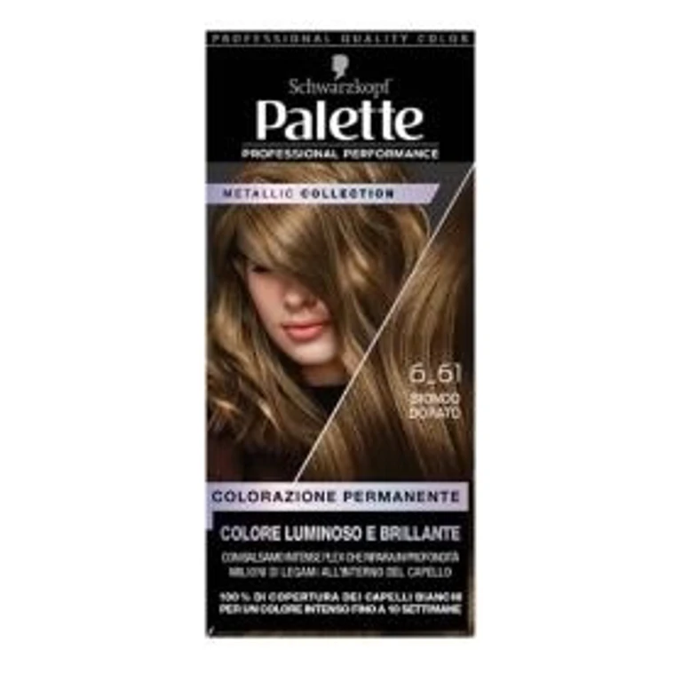 Permanent Color Palette For A Bright Metallic Copper Blonde Effect