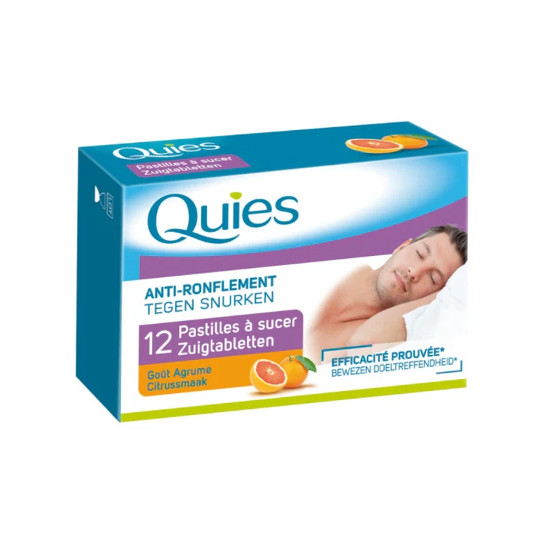 Anti-snoring tablets Citrus flavor x12
