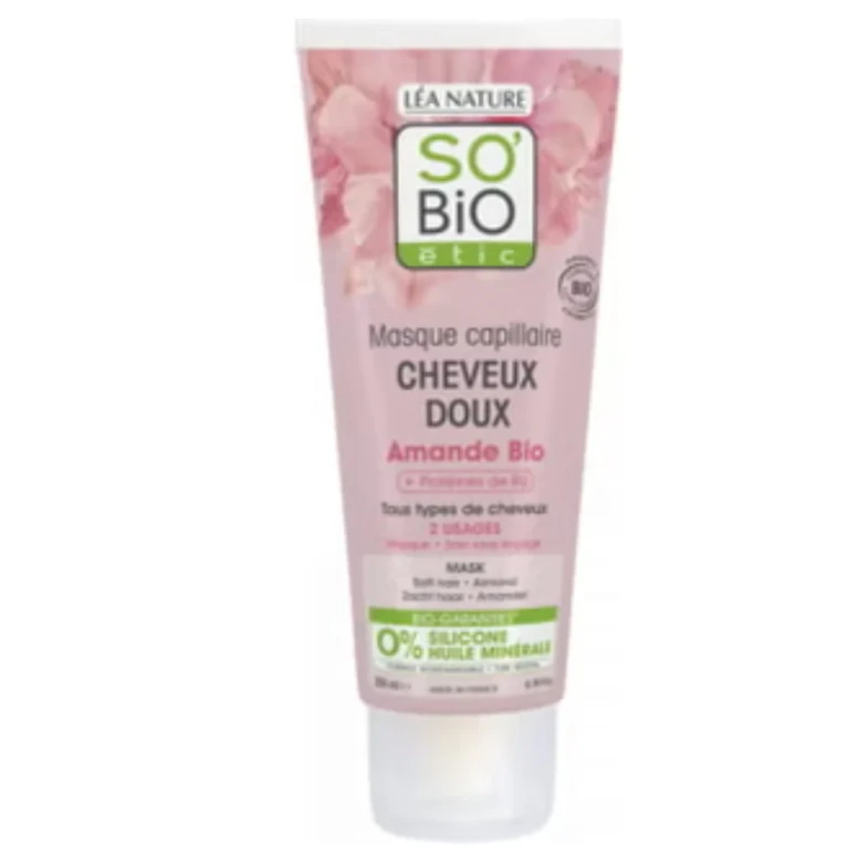 LÉa nature so bio étic Organic Almond Hair Mask, 200 ml