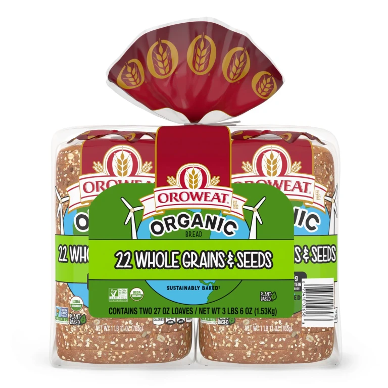 Organic Non-GMO 22 Grains & Seeds Bread 27 oz., 2 pk.