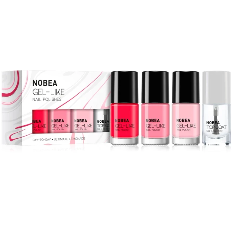 Day-to-Day Deep Dream Ultimate Lemonade Nail Polish Set Pink Red