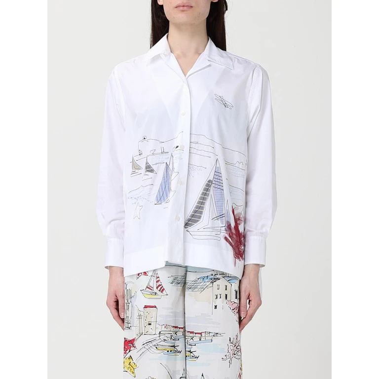 Shirt Woman color White (MCAM773BI700)