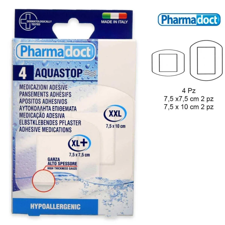 4 Aquastop Waterproof Plasters High Protection