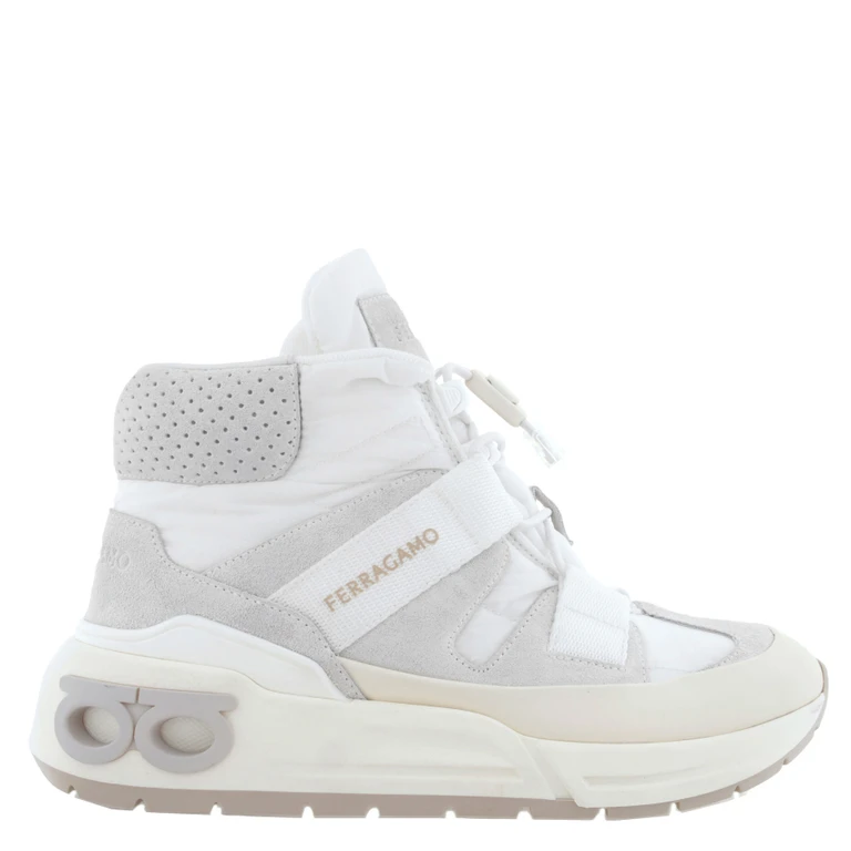 Cosma High-Top Panelled Sneakers, Size 7