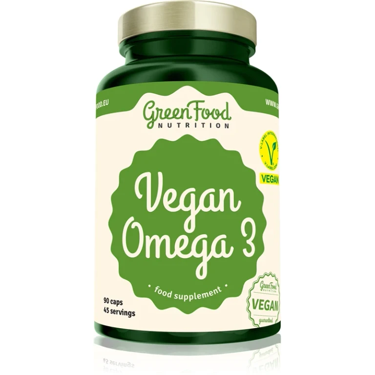 Vegan Omega 3 capsules per una regular heart and brain function 90 capsules