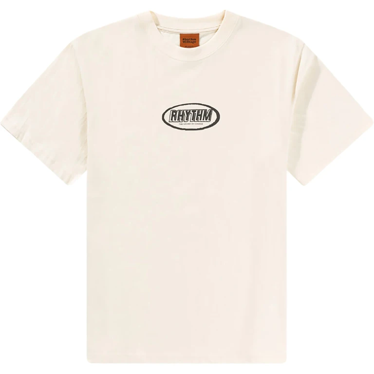 Elliptic Printed Vintage Short Sleeve T-Shirt - Men's