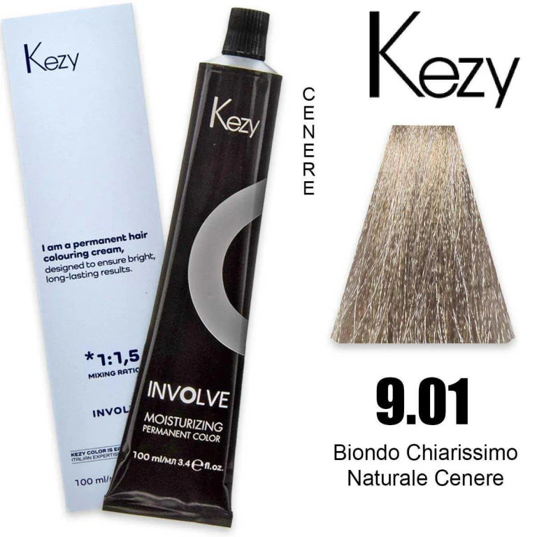 involve color 100 ml very light blonde naturale ash 9.01