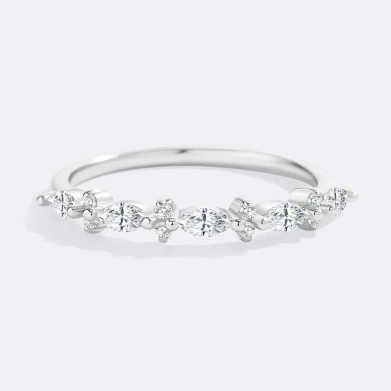 Marquise and Round Diamond Ring